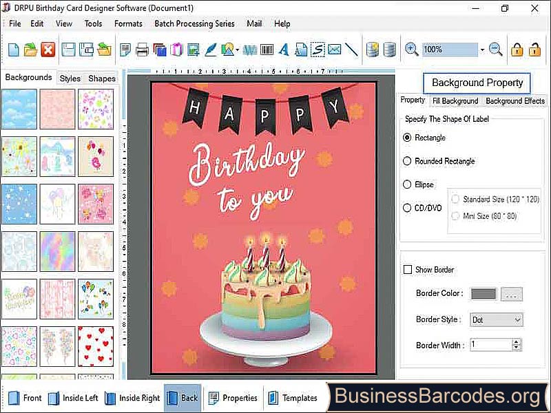 Birthday Greetings screen shot