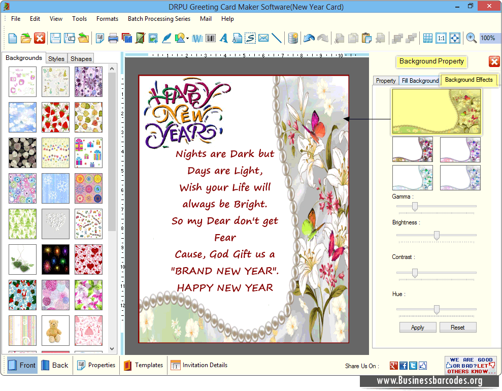 greeting card maker software free download