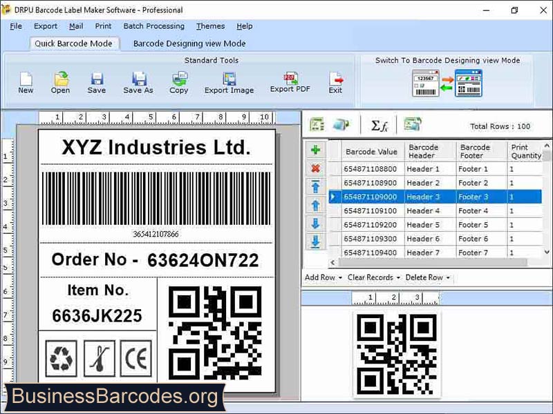 Professional Business Barcodes software