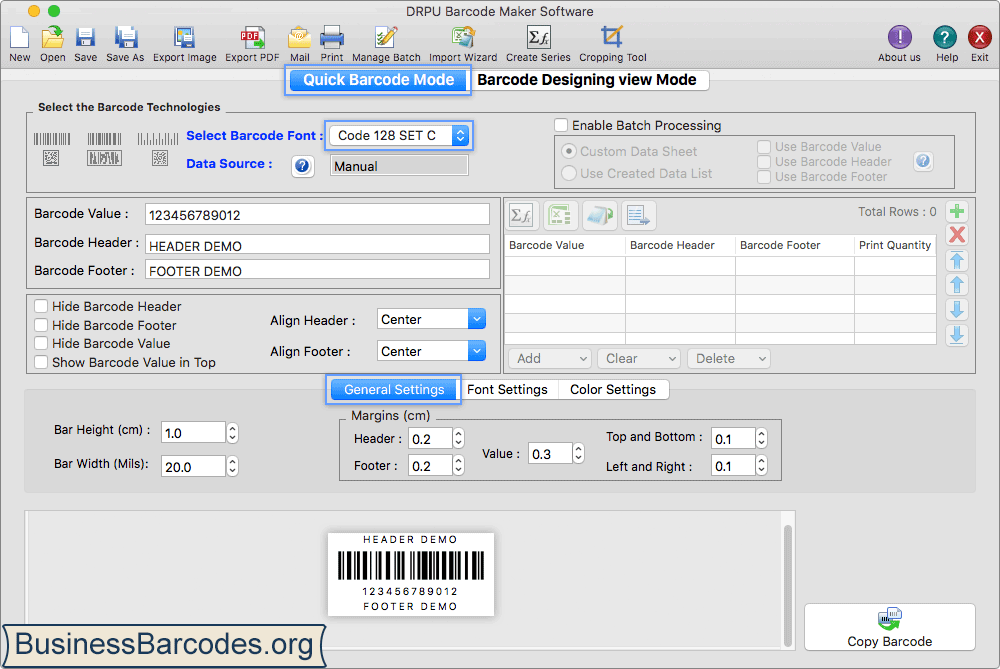 Barcodes - Mac Edition