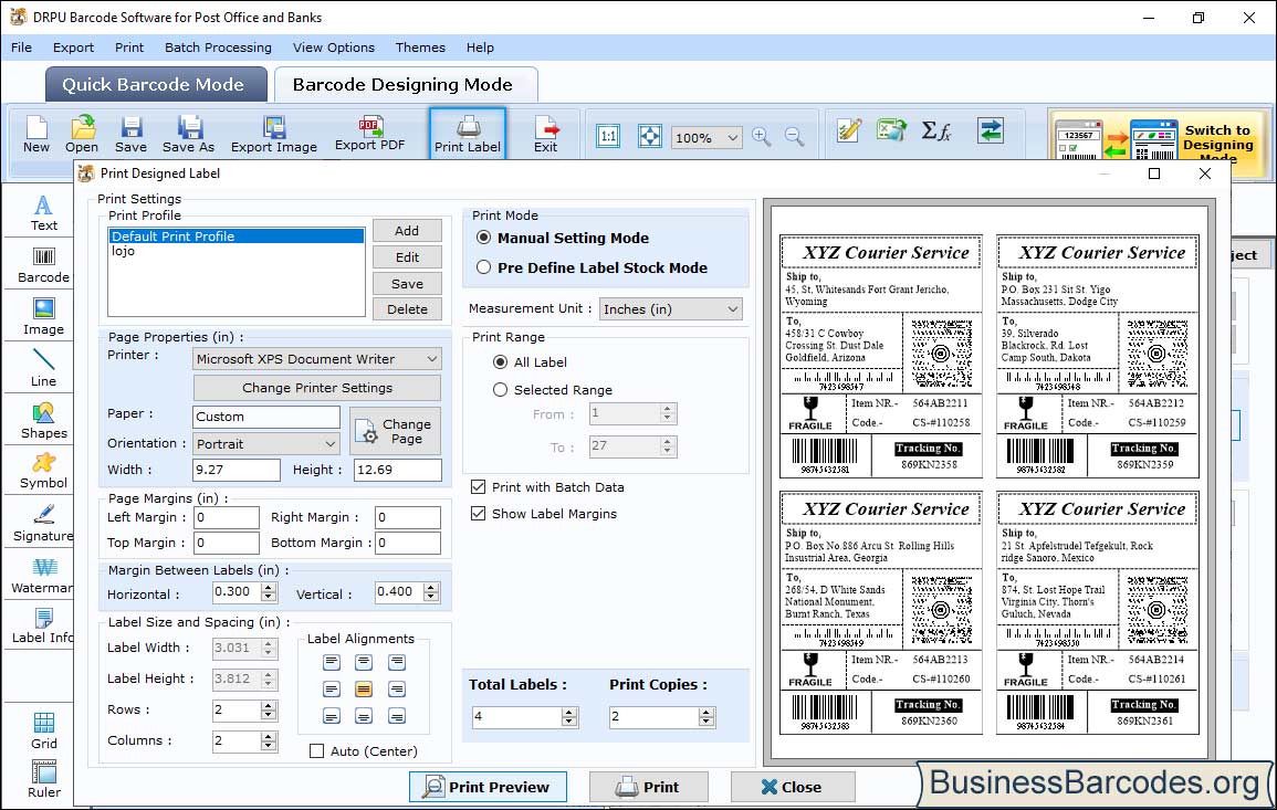 Print Settings